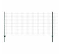 vidaXL Kit de clôture de jardin Ensemble de 2 Vert Polyéthylène