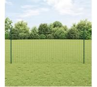 vidaXL Kit de clôture de jardin Ensemble de 2 Vert Polyéthylène 3336051