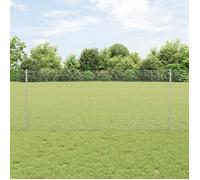 vidaXL Kit de Clôture en Fil de Fer à Poules Ensemble de 2 Acier galvanisé 3336363