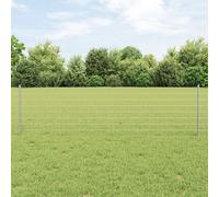 Vidaxl Kit De Clôture Euro Ensemble De 2 Acier Galvanisé 10 X 0,6 M