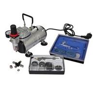 vidaXL Kit de Compresseur d'Aérographe à Piston 2 Pistolets Peinture 140283 G