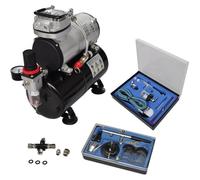 Kit de compresseur professionnel avec 2 pistolets