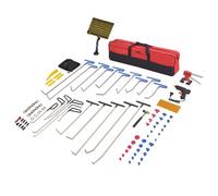 vidaXL Kit de Débosselage sans Peinture 87 pcs Inox Outils de Garage Atelier 210400