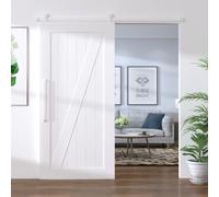 vidaXL Kit de quincaillerie de porte coulissante 183 cm Acier Blanc