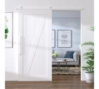 vidaXL Kit de quincaillerie de porte coulissante 183 cm Acier Blanc