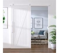 vidaXL Kit de quincaillerie de porte coulissante 183 cm Acier Blanc