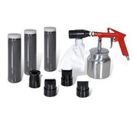 vidaXL Kit de sableuse à air – 3 bouteilles de sable, 4 buses incluses