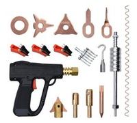 vidaXL Kit de Soudeur d'Extracteur de Bosses 67 pcs Outils de Réparation Automobile Marteau à Inertie Carrosserie de Voiture Véhicule Atelier G