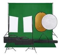 Kit de Studio Photo avec Eclairage Toile de Fond et Réflecteur Lumière de Photographie Système de Fond Kit 3094755
