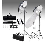 vidaXL Kit de studio photo avec ensemble d'¿¿clairage et toile de fond