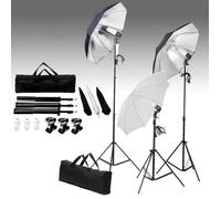 Kit de Studio Photo Ensemble d'Eclairage et Toile de Fond Photographie vidaXL