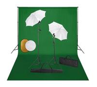 Kit de Studio Photo et Lampes Toile de Fond et Réflecteur Photographie vidaXL