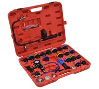 vidaXL Kit de testeur de pression du radiateur 28 pcs