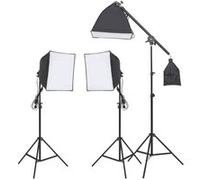 vidaXL Kit d'éclairage de studio avec trépied et boîte à lumière