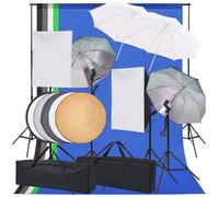 vidaXL Kit d'Eclairage de Studio Photo Système de Photographie de Produit 190208