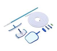 vidaXL Kit d'entretien de piscine 91738 9 pièces Blanc G