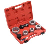 vidaXL Kit d'expandeur de tuyau 8 pièces – pour tuyau d'échappement voiture – acier