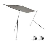 vidaXL Kit d'extension d'ombrage T-Top Gris Anthracite, Extension d'ombrage t-Top, kit d'ombre de Bateau, kit d’Extension Bimini