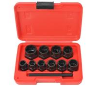 vidaXL Kit d'extracteur de boulons/d'écrous endommagés Acier 11 pcs