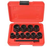 vidaXL Kit d'extracteur de boulons/d'écrous endommagés Acier 11 pcs