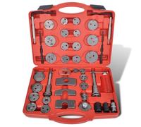 vidaXL Kit d'outils de remise en place du piston de frein 40 pcs.