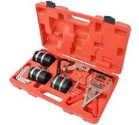 Kit d'outils d'entretien de segment de piston - vidaXL - 11 pièces - Acier - Universel - Noir