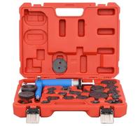 vidaXL Kit d'outils universel de réenclenchement des pistons de frein à air comprimé 23 pièces