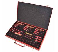 vidaXL Kit de réparation de filetage bougie de préchauffage 63 pièces M8 M9 M10 M12