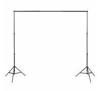 vidaXL Kit studio photo 3 fonds coton cadre réglable 3x6m