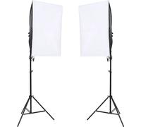 vidaXL Kit studio photo avec éclairage et arrière-plan