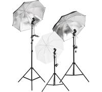 vidaXL Kit studio photo avec éclairage et arrière-plan