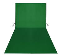 vidaXL Kit studio photo avec fond vert 600×300 & lampes