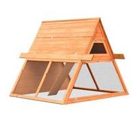 Vidaxl Clapier Bois De Pin Et De Sapin Massif 152x128x108 Cm