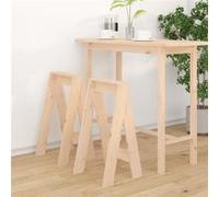 vidaXL 2x Chaises de Bar Tabourets de Salle à Manger Sièges de Bistro Meubles de Salon Comptoir Intérieur 40x40x75 cm Bois 823669