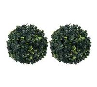 vidaXL Kunstbuxusbollen 2 st 22 cm315468 Vert G