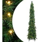 vidaXL Kunstkerstboom met verlichting 130 LED's 210 cm357693 Vert G