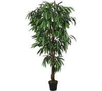 vidaXL Kunstplant mangoboom 300 bladeren 80 cm groen359030 Vert G