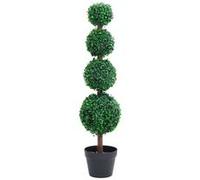 Kunstplant met pot buxus bolvorming 90 cm groen336512