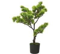 vidaXL Bonsaï de pin artificiel avec pot 60 cm Vert Vert