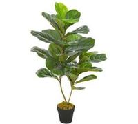 vidaXL Kunstplant met pot vioolbladplant 90 cm groen280172 Vert G