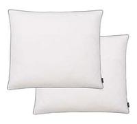vidaXL Oreillers Lot de 2 – remplissage duvet 70 x 60 cm – Blanc