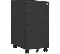 vidaXL Ladeblok verrijdbaar 30x45x59 cm staal antracietkleurig335985 Anthracite G