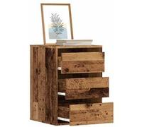 Ladekast 40x41x58 cm bewerkt hout oud houtkleurig852841