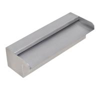 vidaXL Lame d'eau rectangulaire 30 cm Acier inoxydable pour piscine