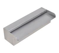 vidaXL Lame d'eau rectangulaire 30 cm Acier inoxydable pour piscine