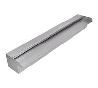 vidaXL Lame d'eau rectangulaire 60 cm Acier Inoxydable pour Piscine