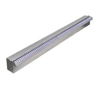 Lame d'eau rectangulaire à LED 90 cm en acier inoxydable pour piscine