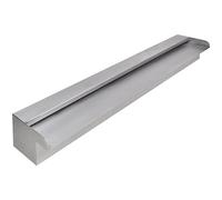 vidaXL Lame d'eau rectangulaire pour piscine Acier inoxydable 90 cm 41668