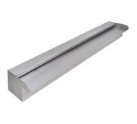 vidaXL Lame d'eau rectangulaire pour piscine Acier inoxydable 90 cm 41668