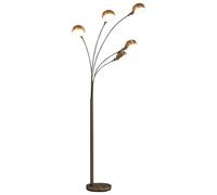 Vidaxl Lampadaire 200 Cm 5 X E14 Argenté Argenté